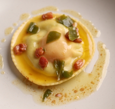 Egg Yolk Ravioli Magimix.